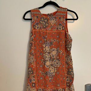 Orange Urban Outfitters Smock Dress